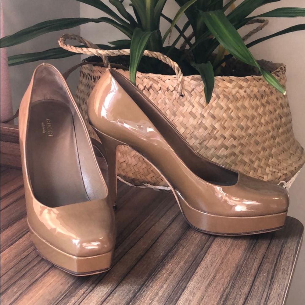 Gucci Patent Leather Heels EUC 38